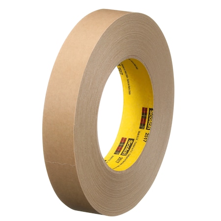 Scotch Flatback Tape, 1x60 yd., PK36, 1" W x 60 yds L, Kraft, 36 PK T9452517